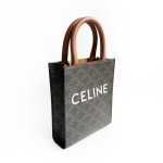 CELINE CABAS TRIOMPHE IN TRIOMPHE CANVAS WITH CELINE PRINT - MINI